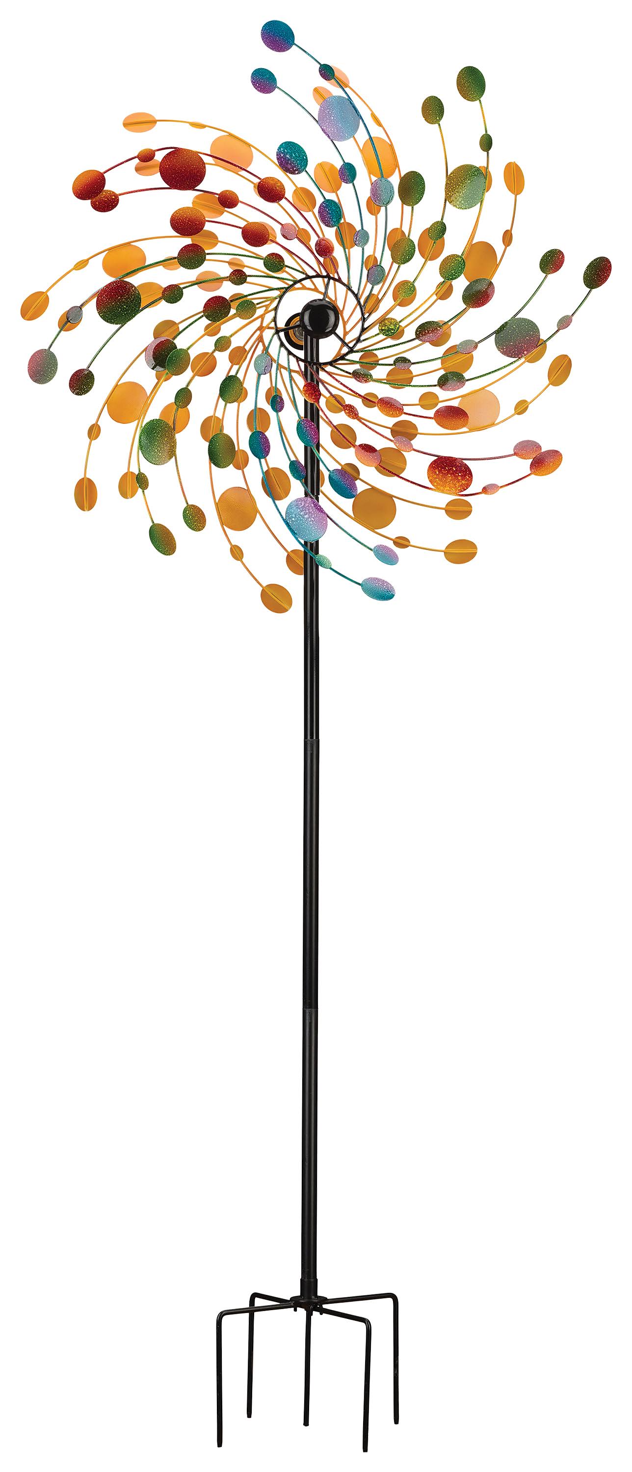 Regal Art & Gift 32 in. Rotating Kinetic Stake - Confetti