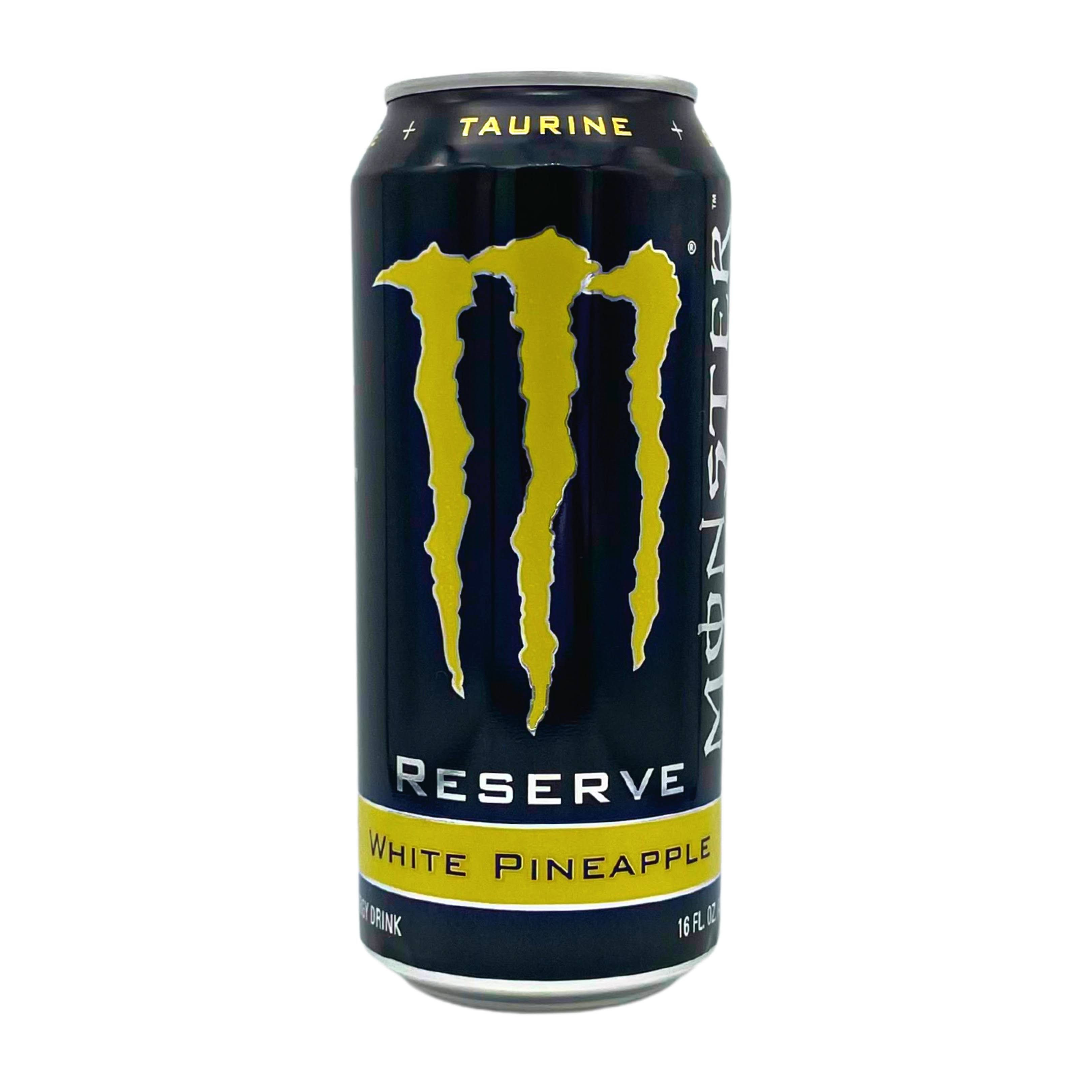 Monster Reserve Energy Drink, White Pineapple - 16 fl oz