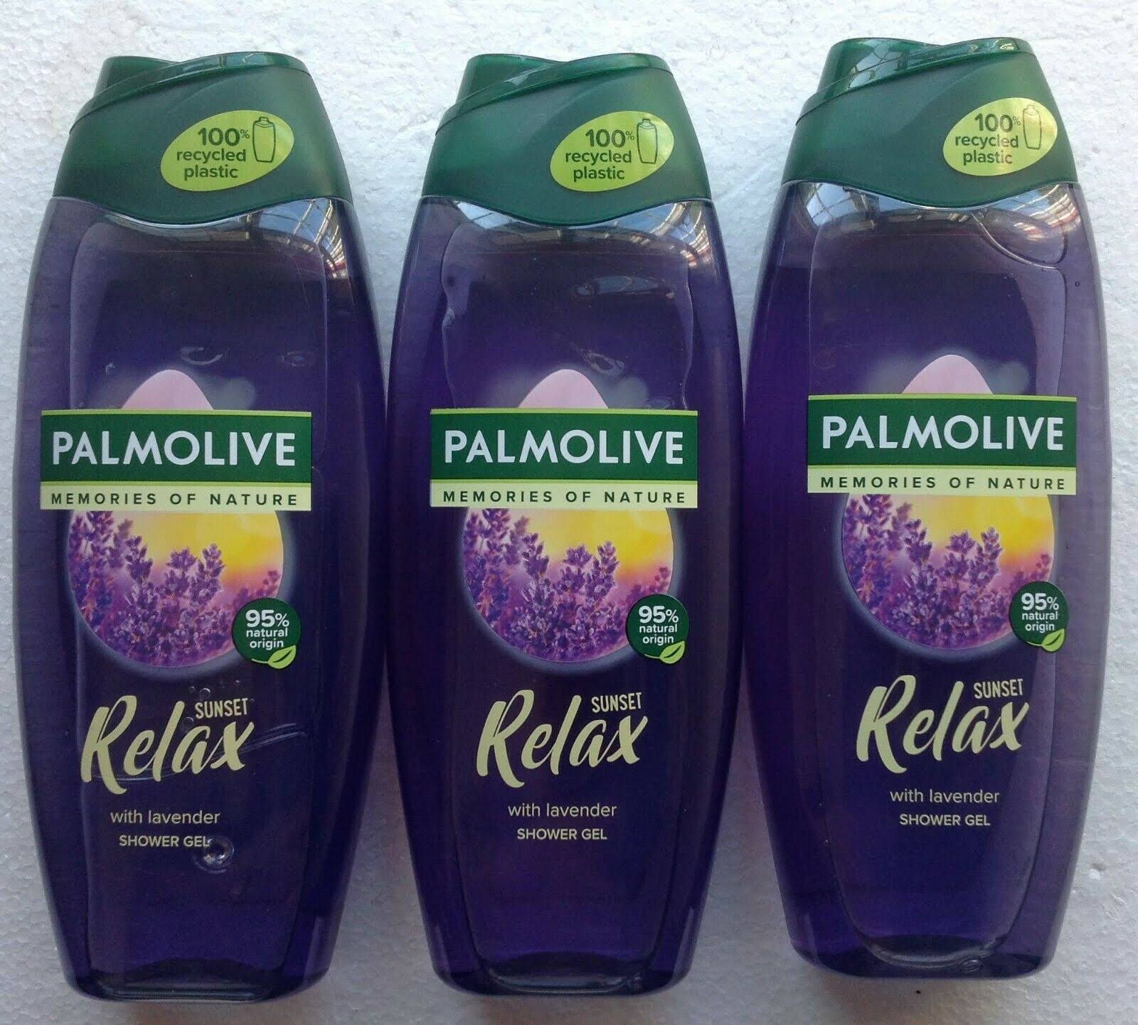 Palmolive Memories of Nature Lavender Shower Gel 3 x 400ml