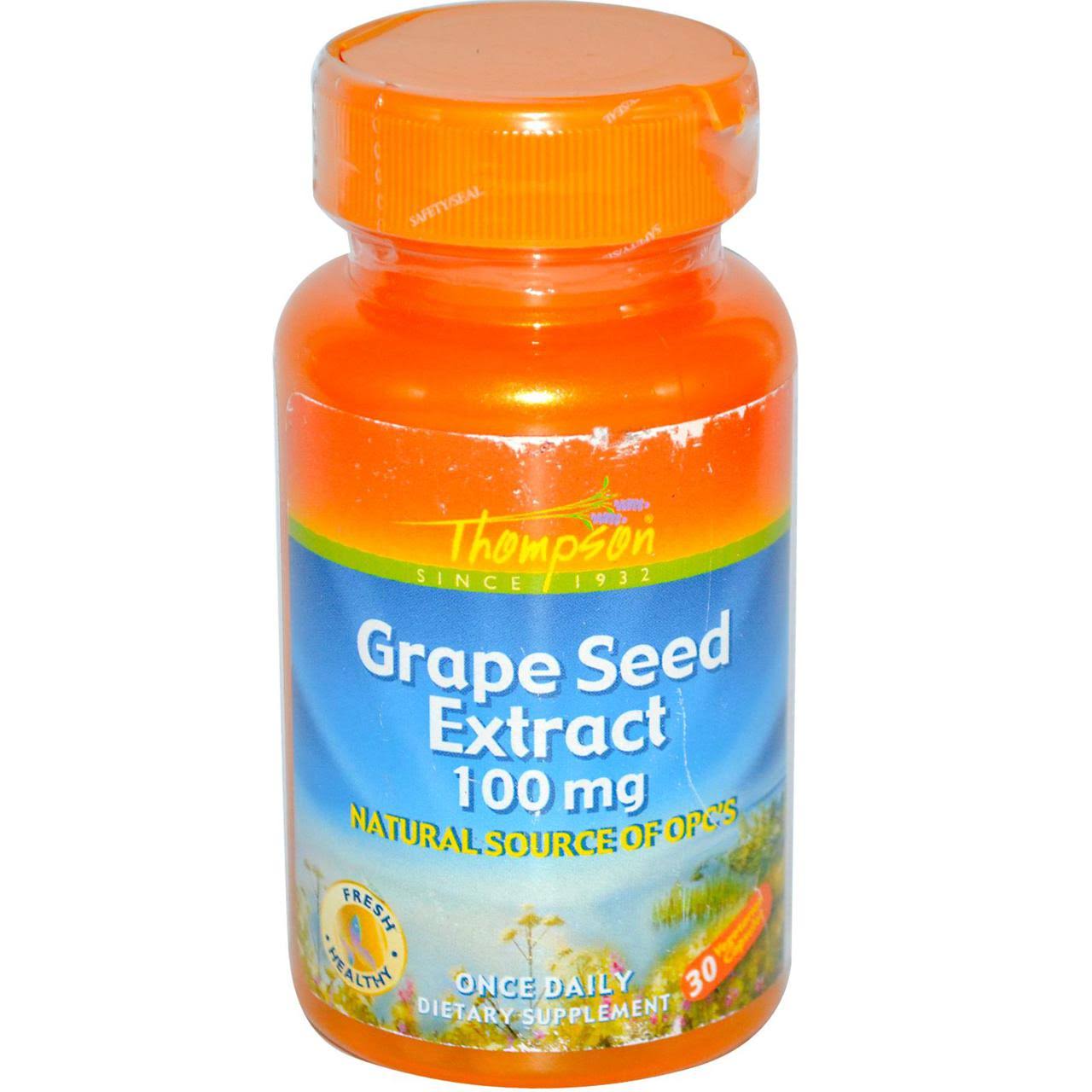 Thompson Grape Seed Extract Dietary Supplement - 100mg, 30ct