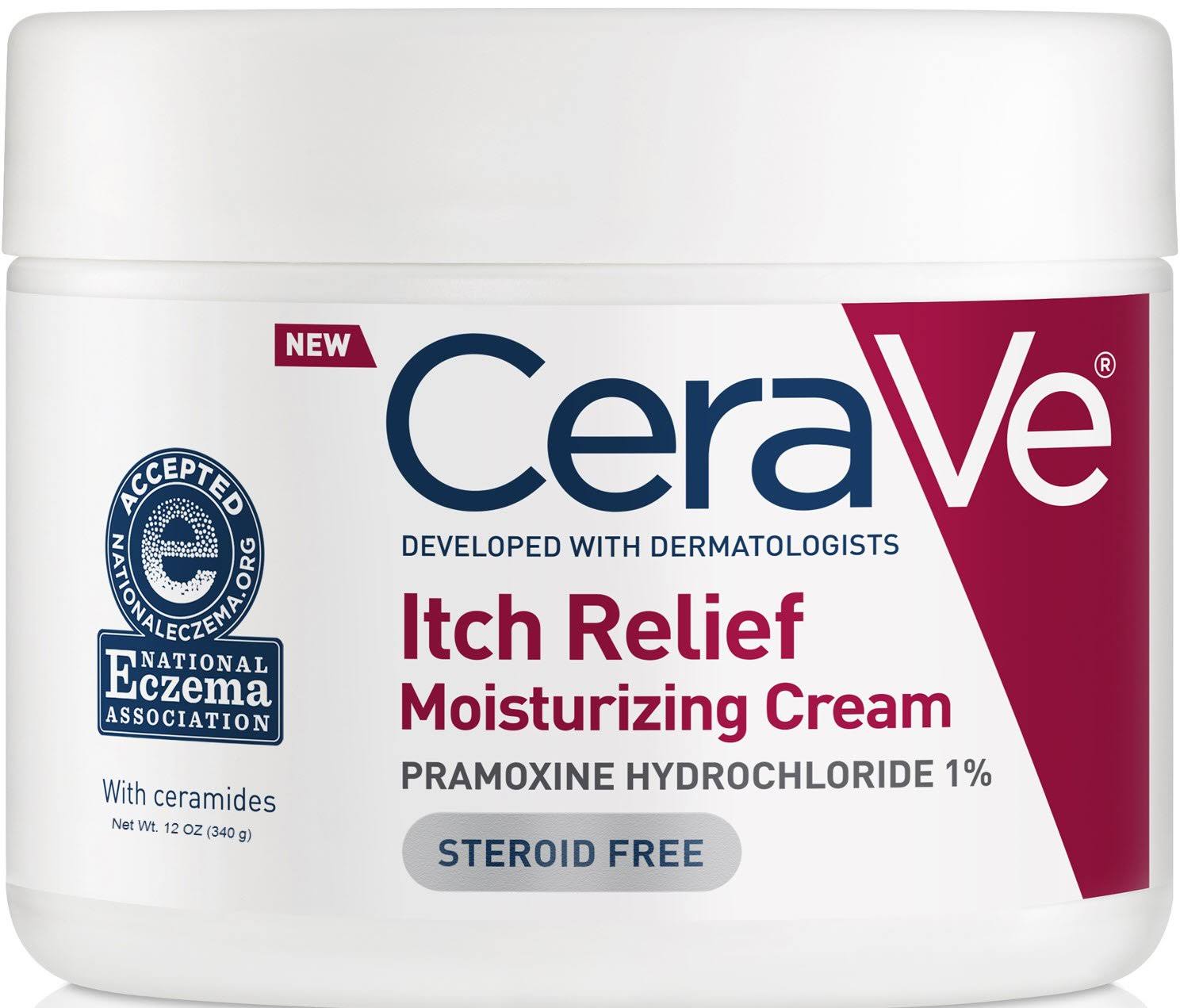 CeraVe Itch Relief Moisturizing Cream - 12oz
