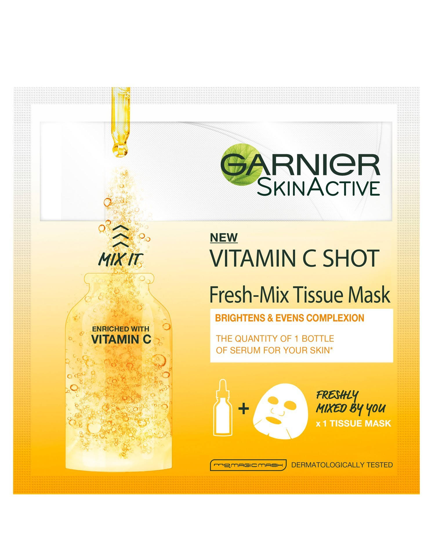 Garnier Fresh Mix Brightening Face Sheet Shot Mask - 33g