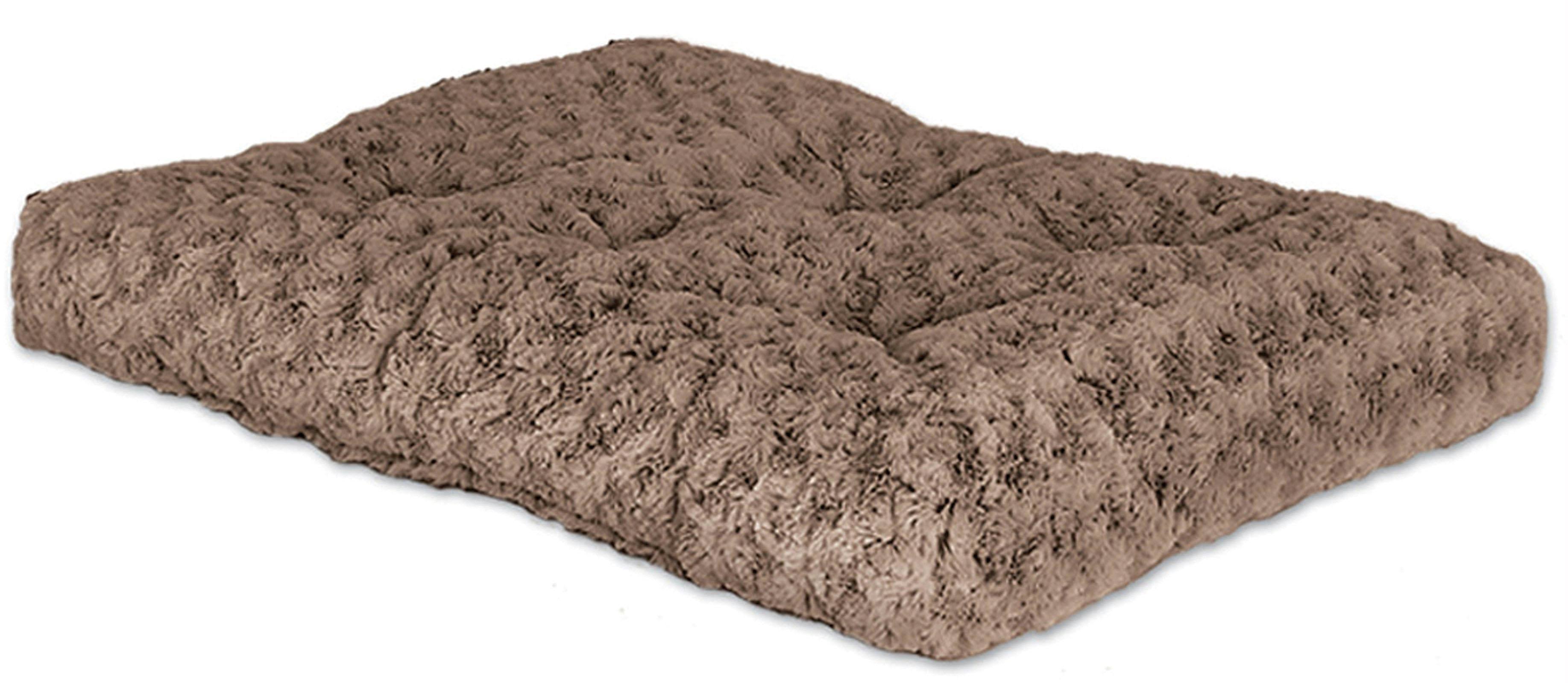 MidWest Quiet Time Deluxe Mocha Ombre Swirl Pet Bed, Brown/Mocha