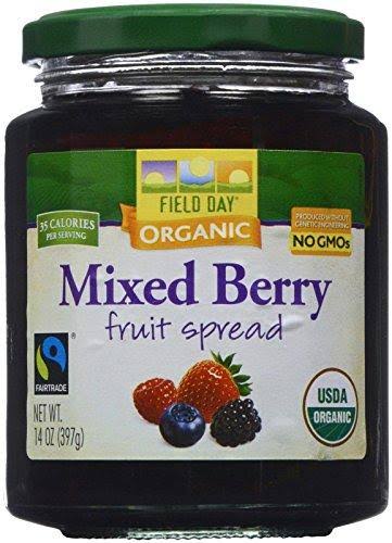Field Day Organic Fruit Spread - Mixed Berry - 14 oz