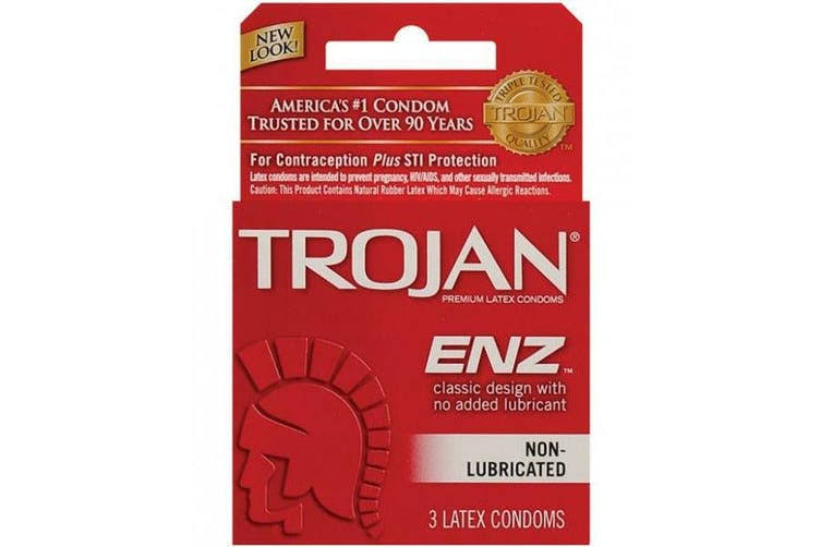 Trojan Red Condoms - 3 Latex Condoms