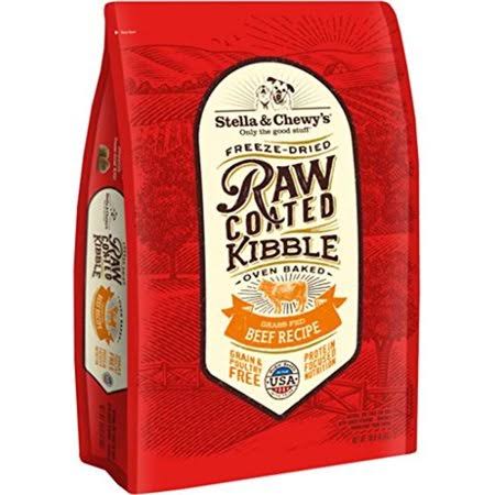 Stella & Chewy's Raw Coated Kibble Grass-Fed Beef Dog Food - 10 lbs.