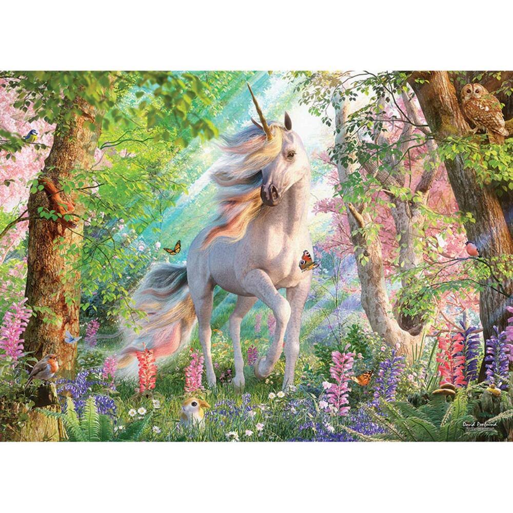 Cobble Hill Unicorn in The Woods Jigsaw Puzzle