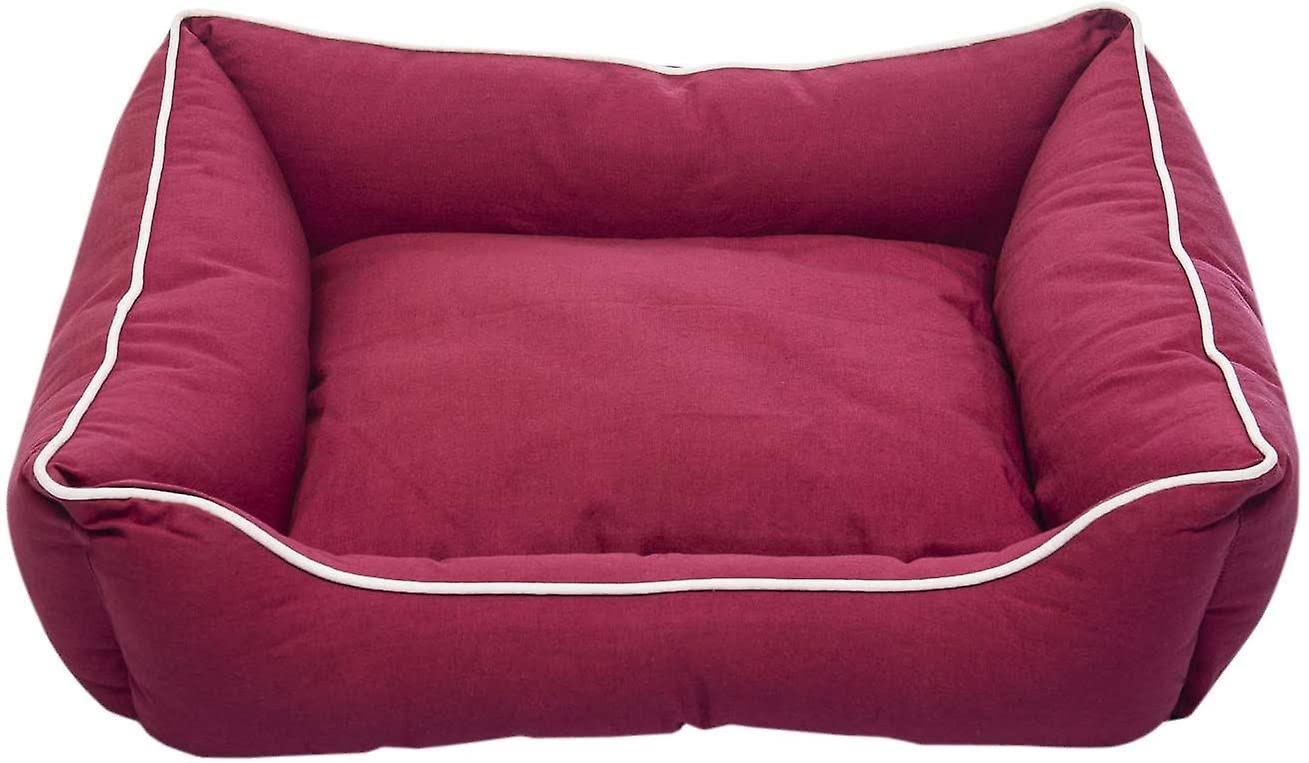 Dog Gone Smart Lounger Bed - Berry - 81x71cm