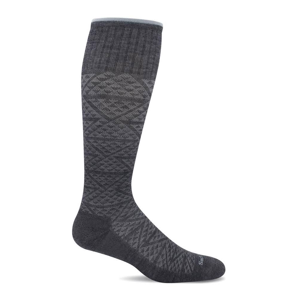 Sockwell Mens Circulator Compression Socks - Medium-Large, Charcoal