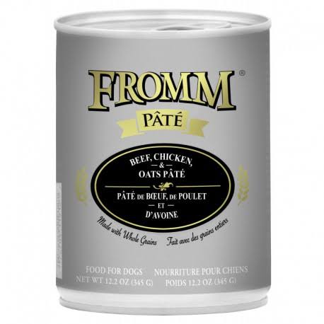 Fromm Gold Dog Beef Chicken & Oats Pate 12.2Oz