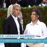 Kourtney Kardashian Got Married In A Heart-Stamped Mini Dress
