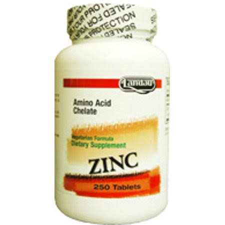 Landau Kosher Chelated Zinc 50 mg - 100 Tablets, White