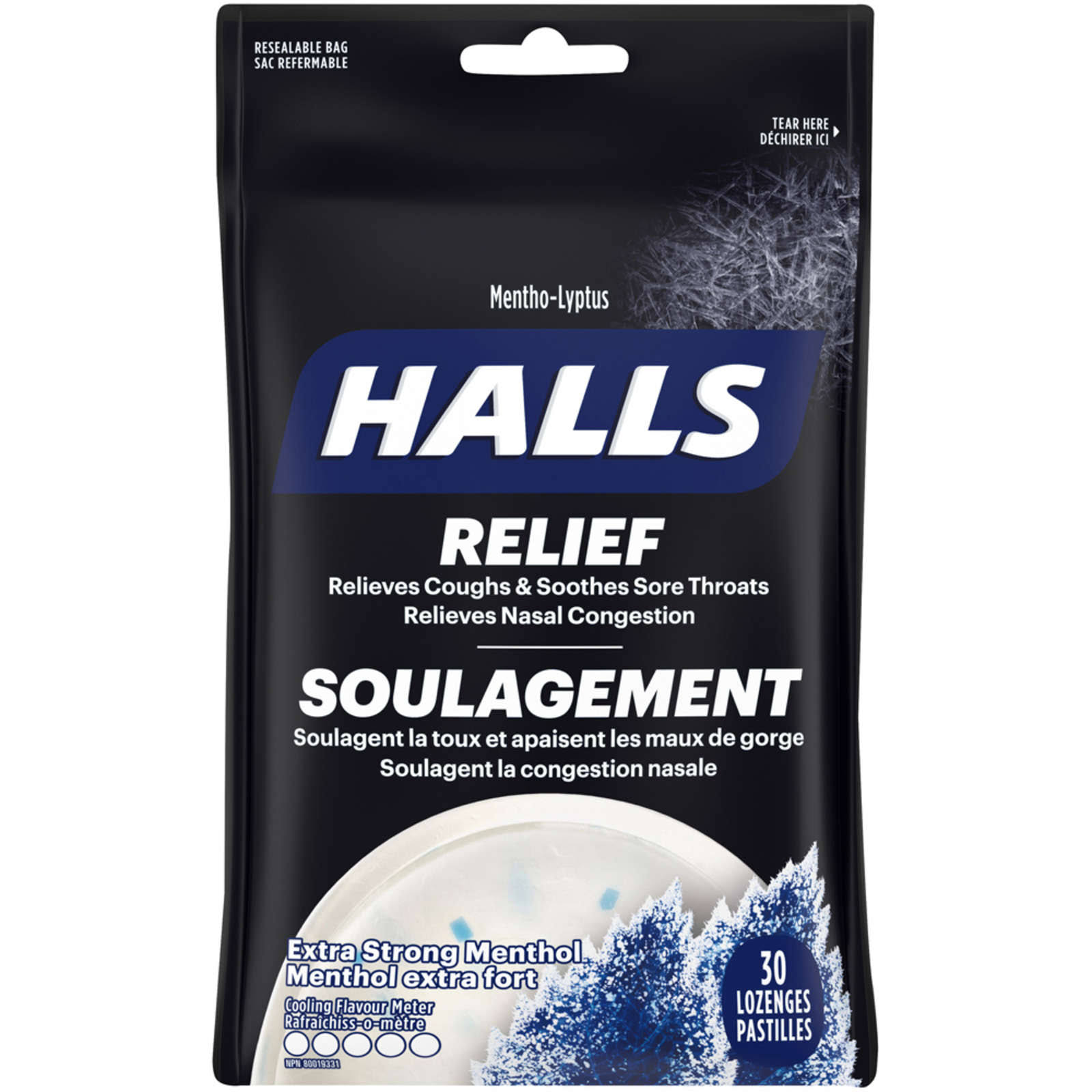 Halls Extra Strong Menthol Candy