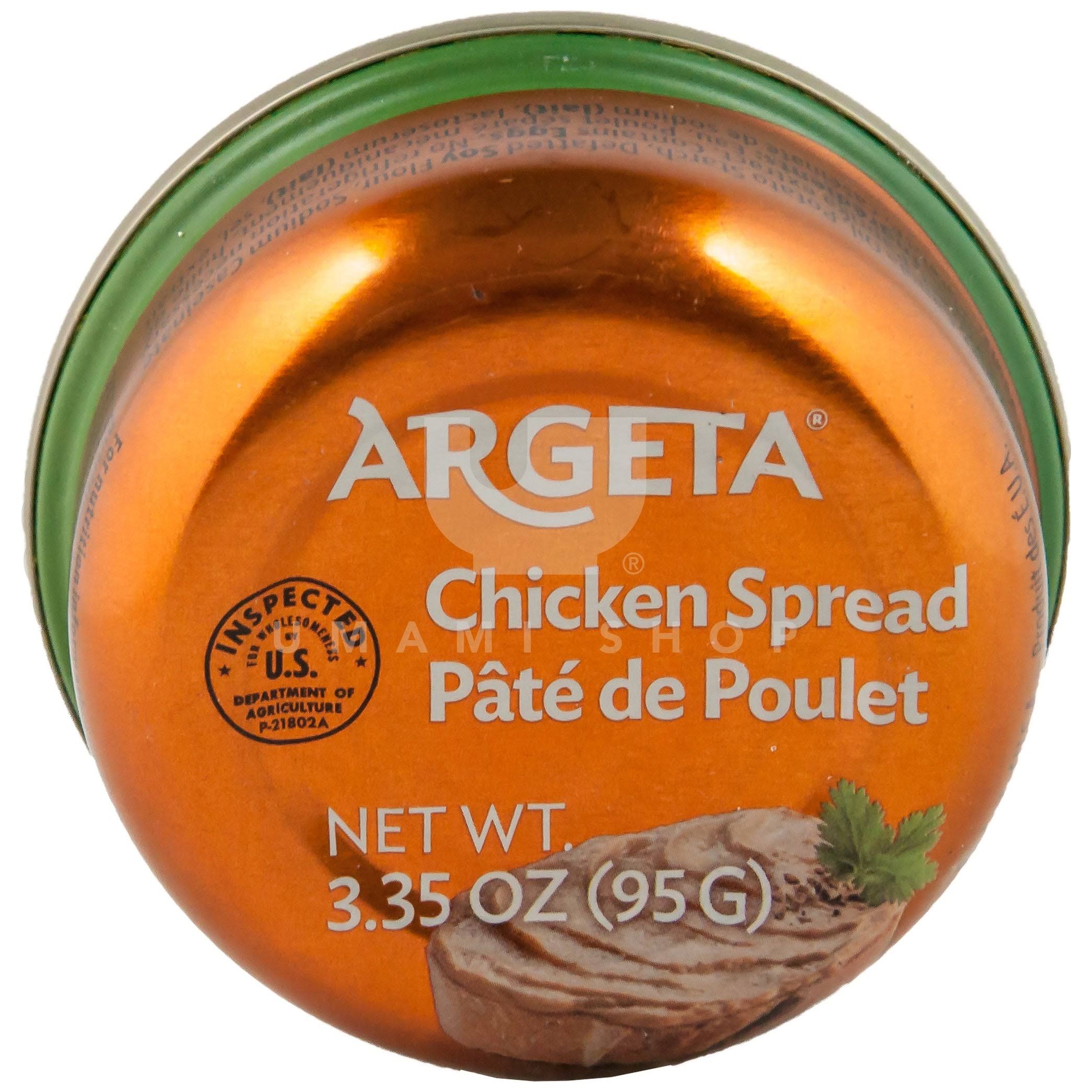 Argeta Pate Spread, Chicken, 3.35oz