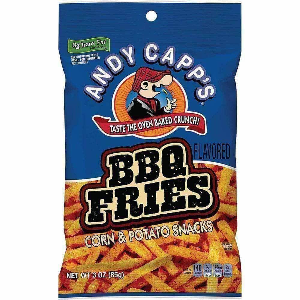 Andy Capp's BBQ Fries Flavored Corn & Potato Snacks - 3 oz