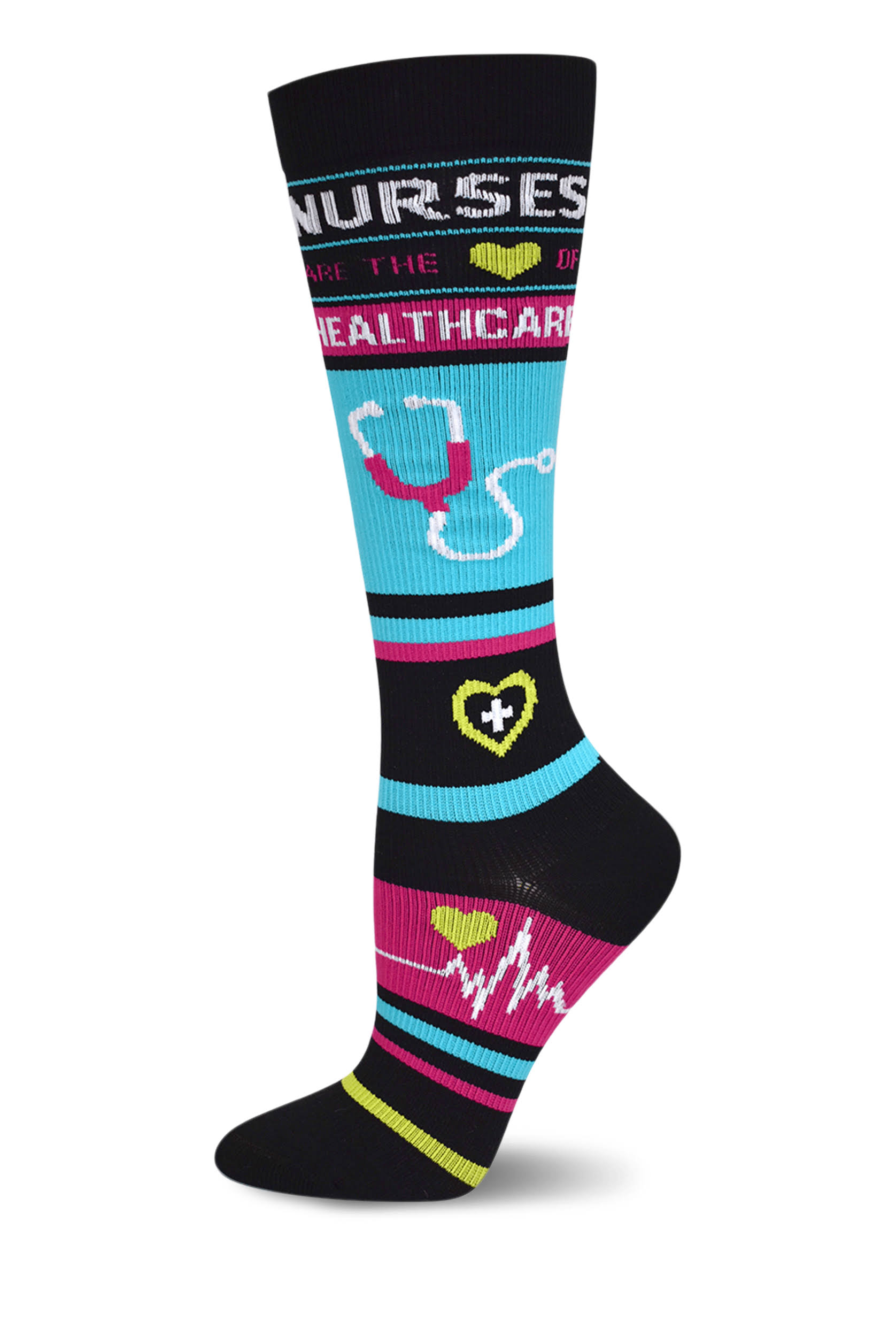 Think Medical Women's 10-14mmHG Compression Socks (Nurse Healthcare Bl