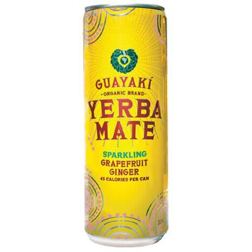 Guayaki Organic Sparkling Yerba Mate - Grapefruit Ginger