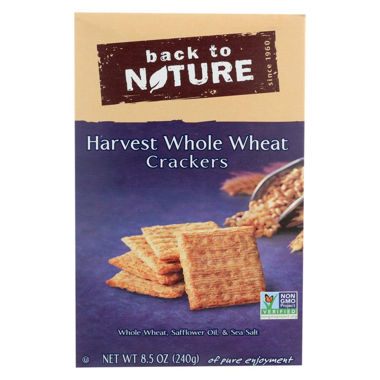 Back to Nature Harvest Whole Wheat Cracker - 240g