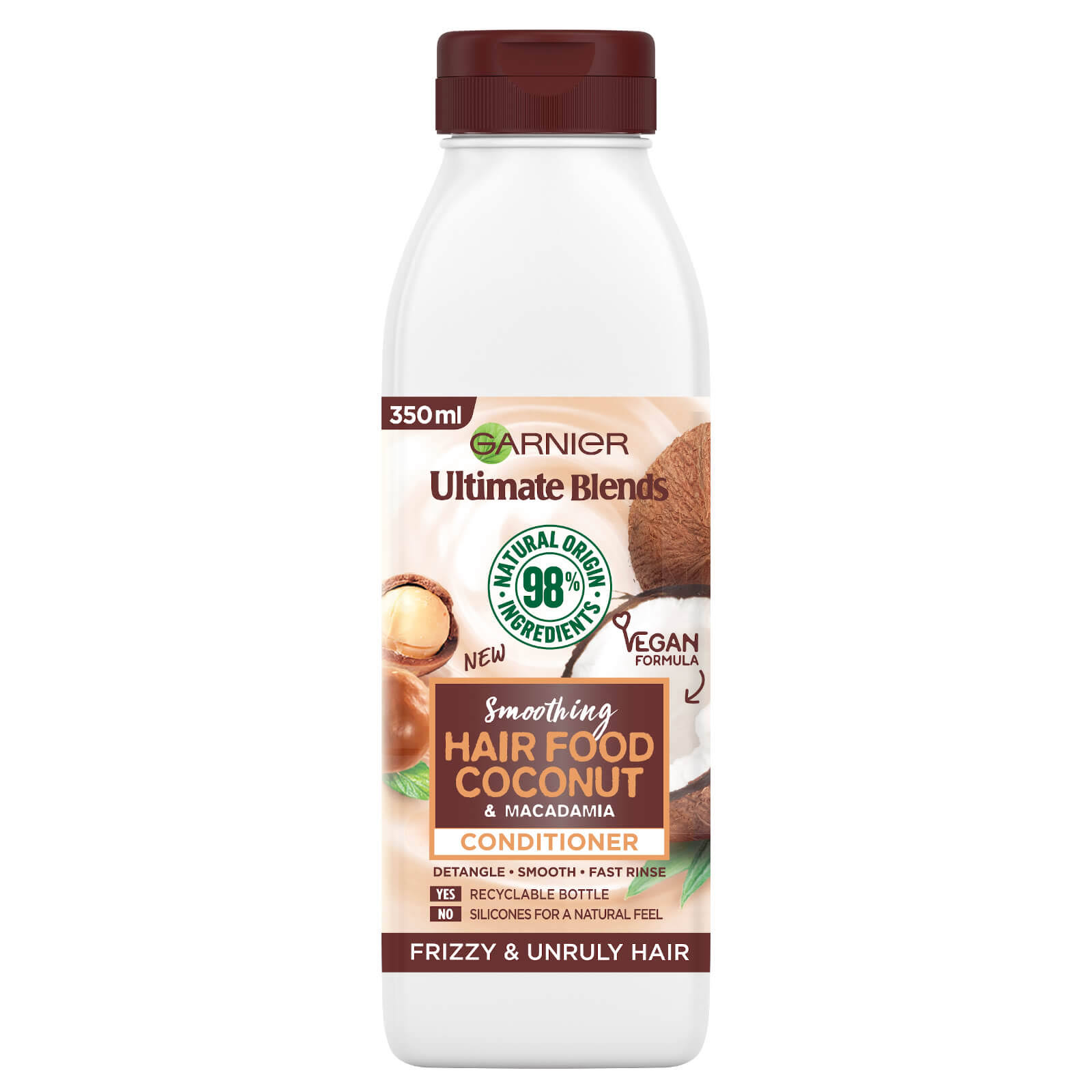 Garnier Ultimate Blends Smoothing Hair Food Coconut Conditioner 350 ml