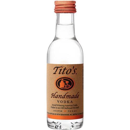 Tito's Vodka, Handmade, Minis - 12 pack, 50 ml bottles