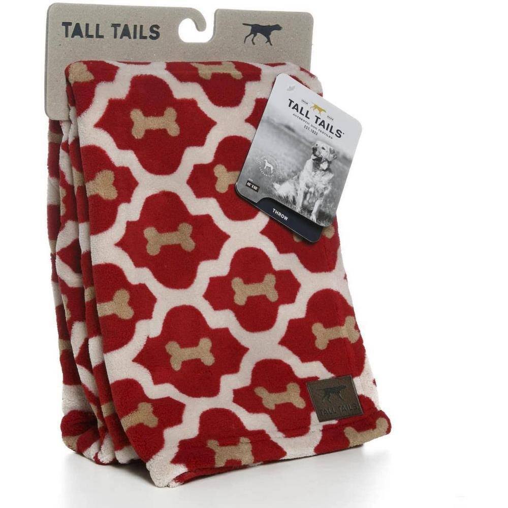 Tall Tails Dog Fleece Blanket - Red Bone, 30x40''