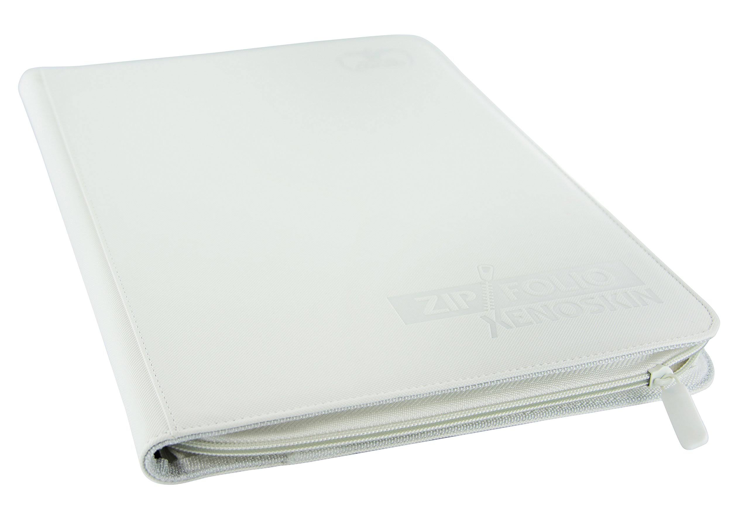 Ultimate Guard 9 Pocket XenoSkin Zipfolio - White