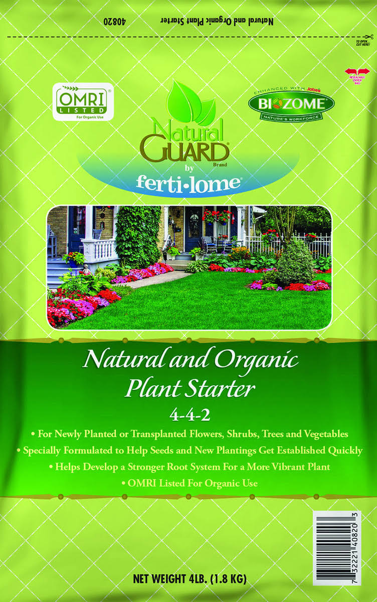 Natural Guard 440820 4 lbs 4-4-2 Organic Plant Starter Food