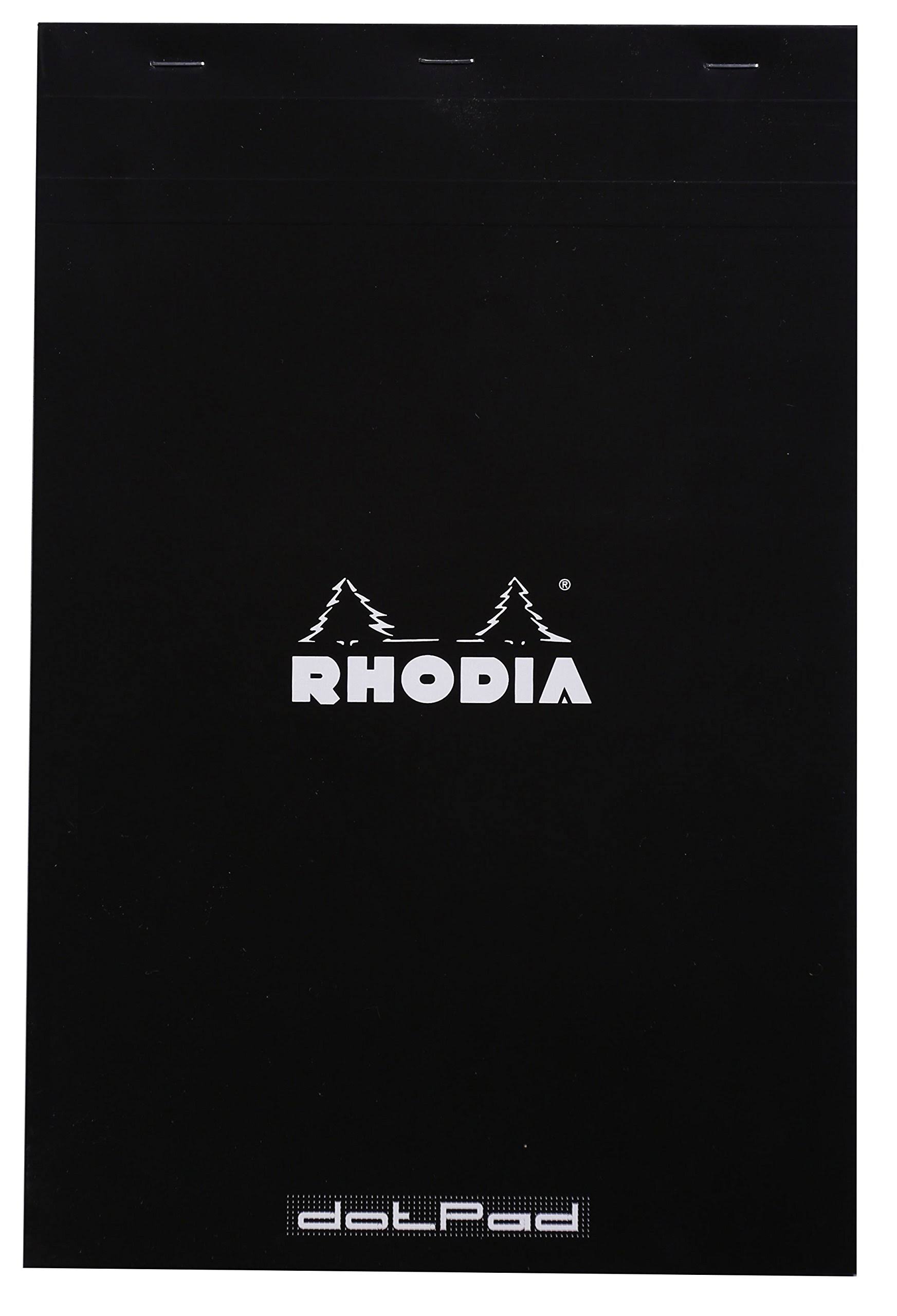 Rhodia Head Stapled Pad - Black Dot, No 19, 210 x 318mm