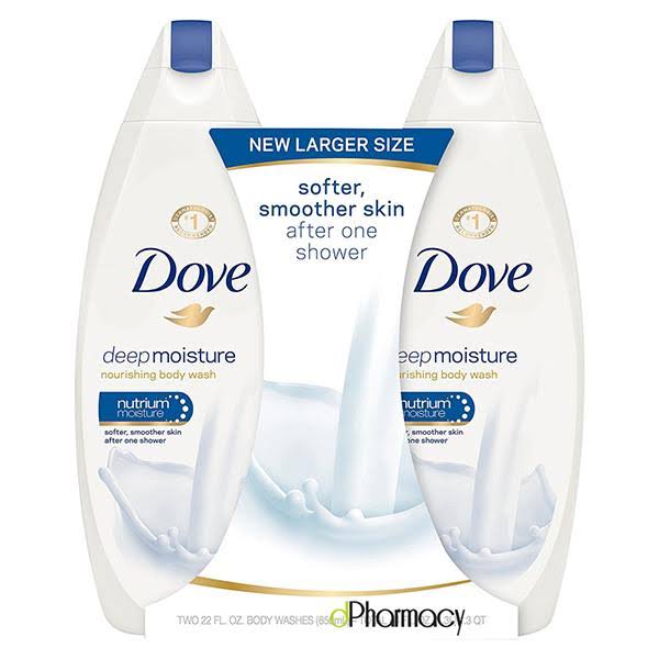 Dove Nourishing Body Wash Twin Pack (2 * 250ml) by dpharmacy