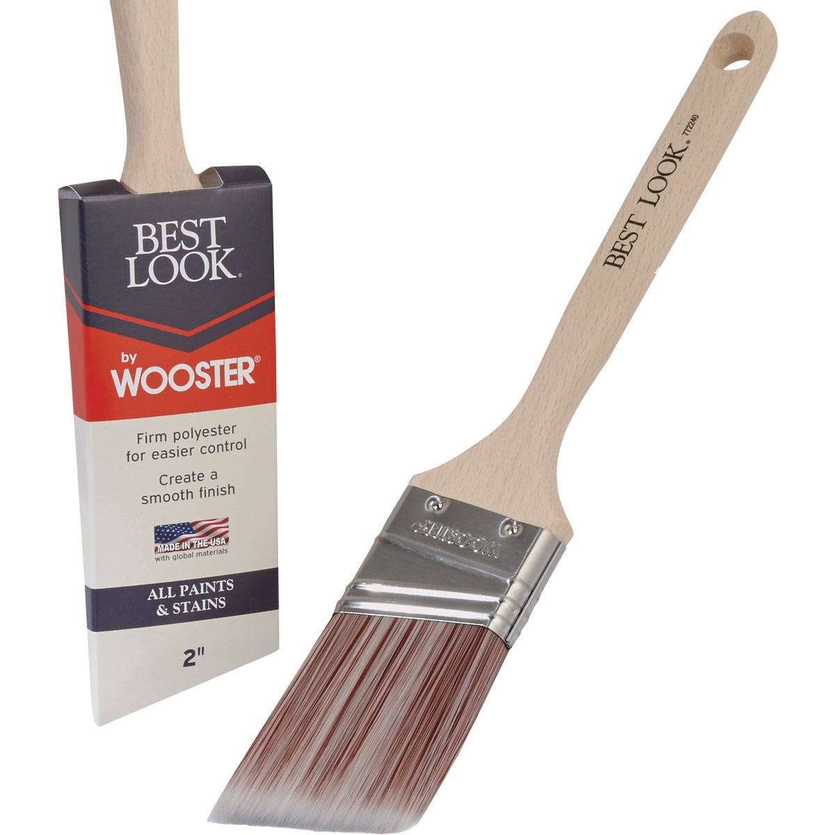 Best Look By Wooster 2 In. Angle Sash Paint Brush D4022-2