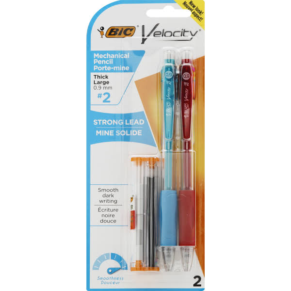 Bic Velocity Mechanical Pencil Blister Pack - 0.9mm