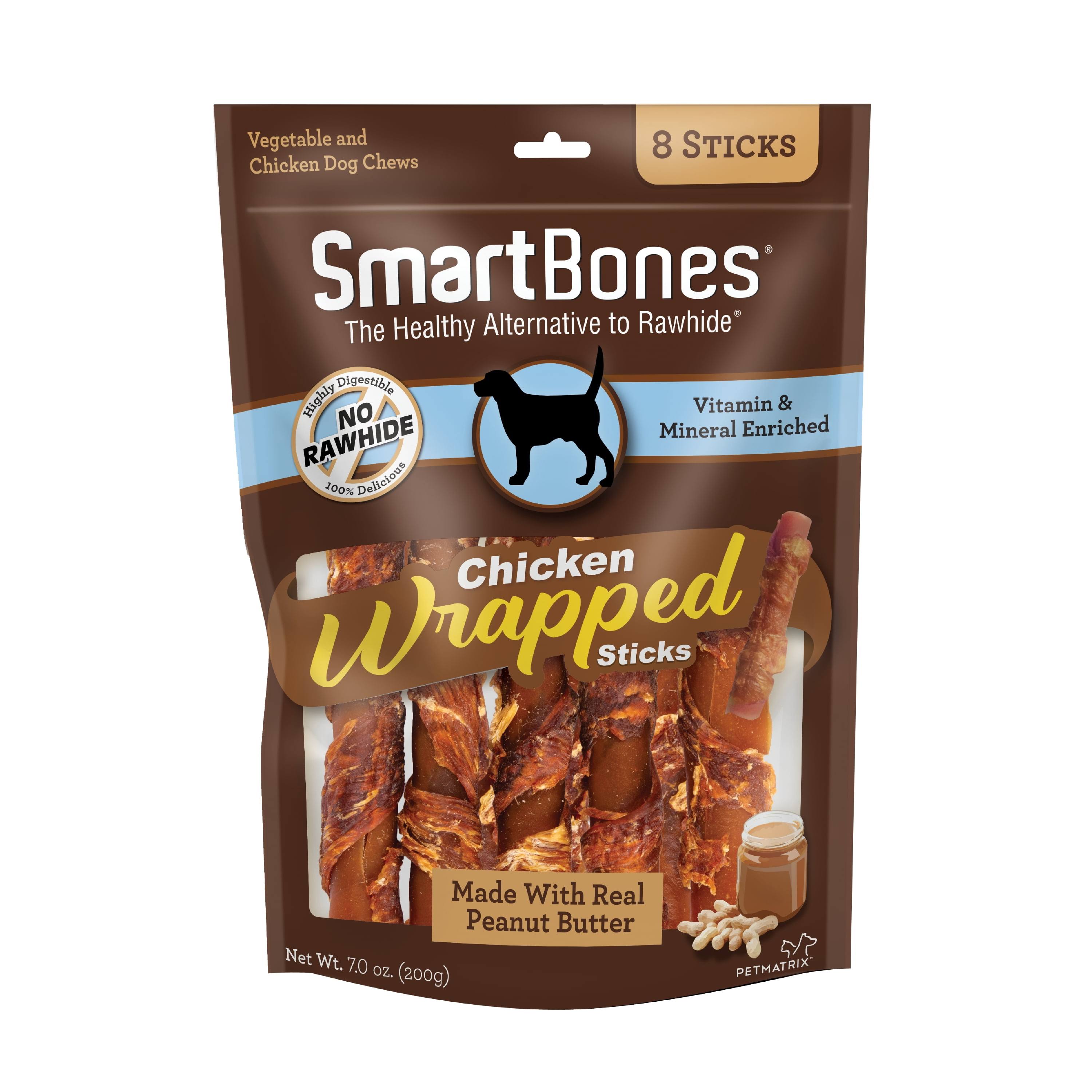SmartBones Chicken Wrapped Sticks Dog Chews - 200g