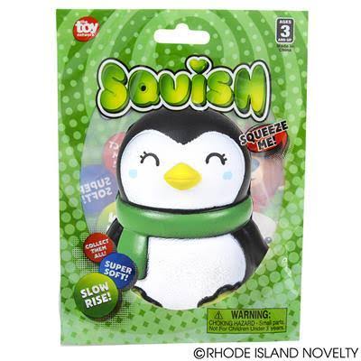 Rhode Island Novelty 4" Squish Holiday Penguin