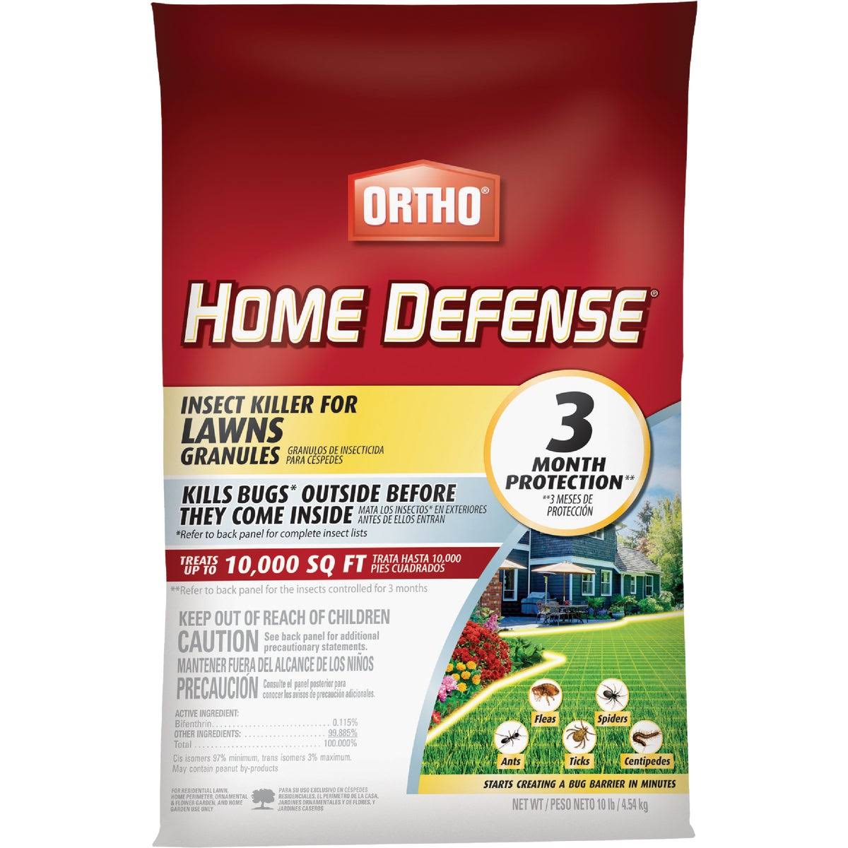 Ortho Home Defense Insect Killer for Lawns Granules - 10lb