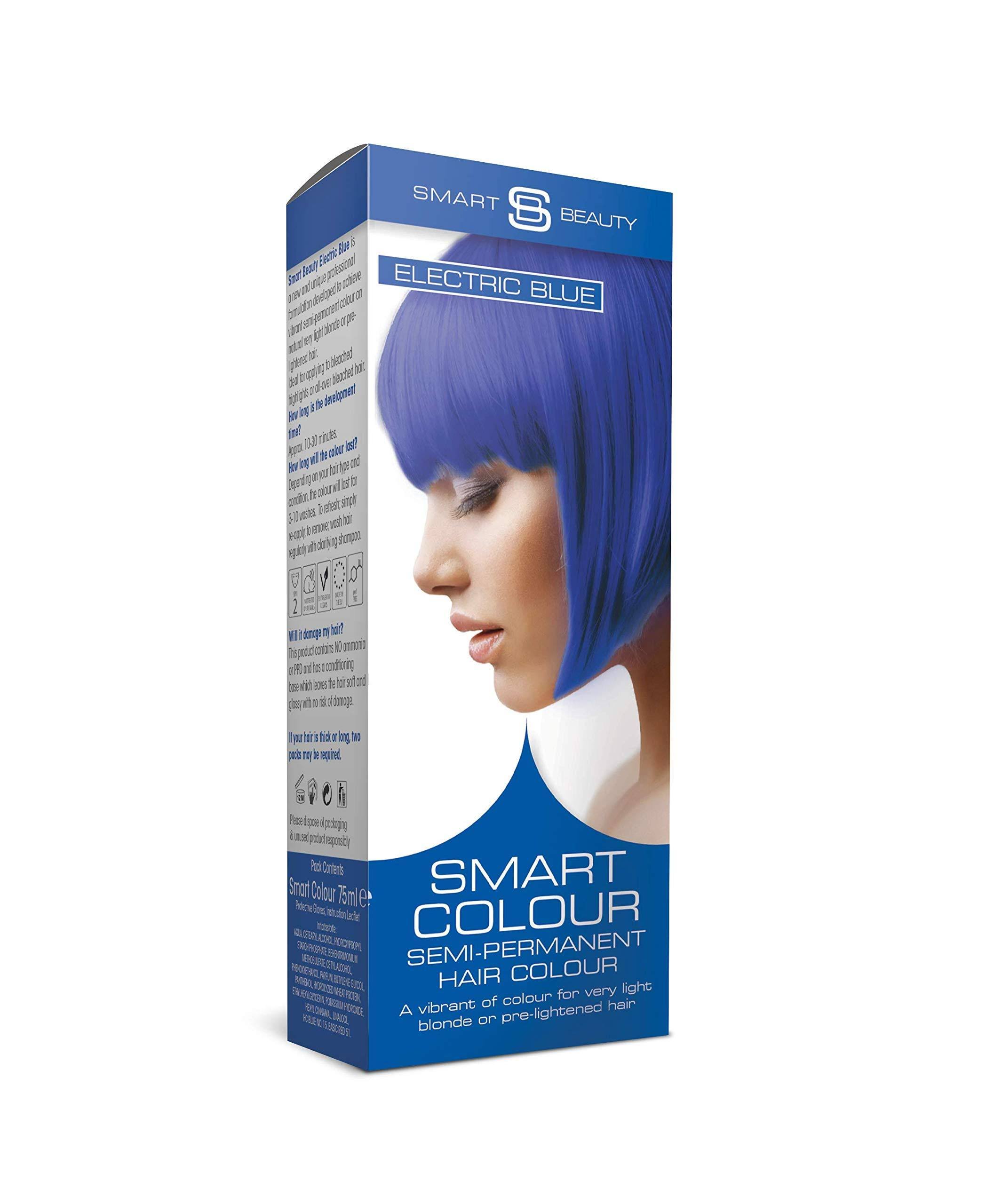 Smart Beauty Semi-Permanent Hair Color - Electric Blue