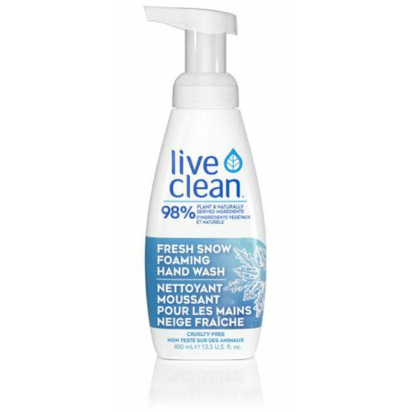 Live Clean Fresh Snow Foaming Hand Soap - 400ml
