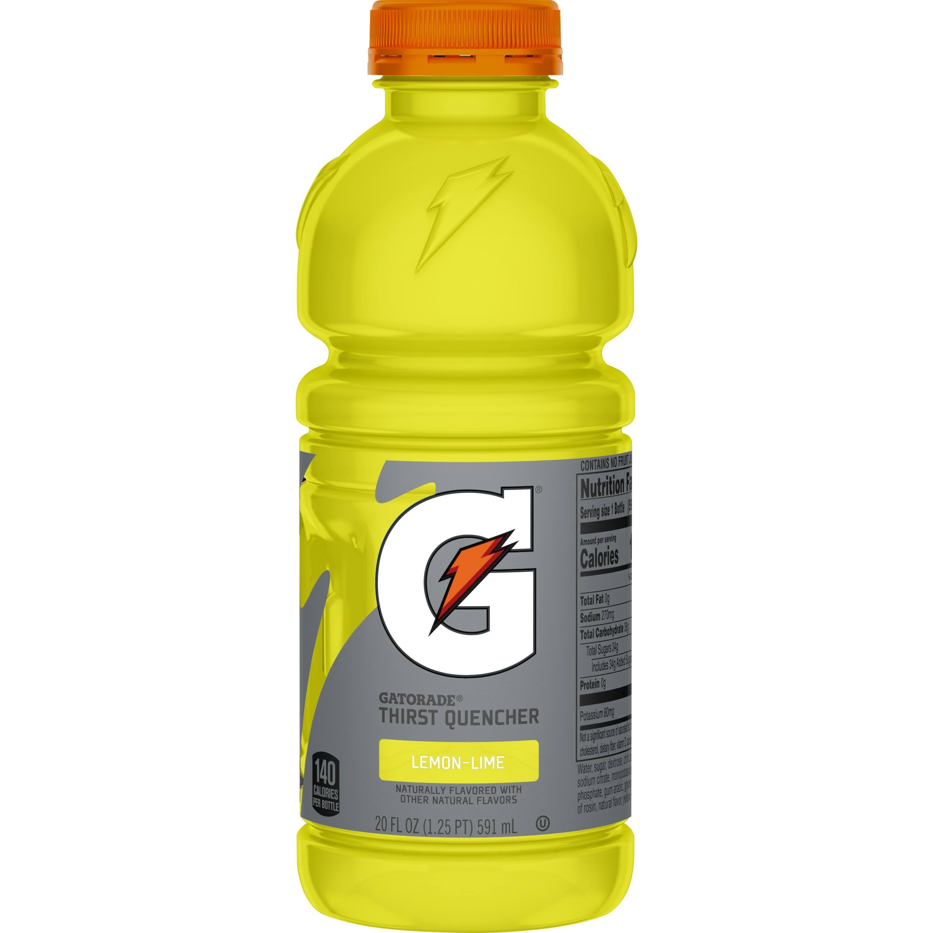 Gatorade Sports Drink - Lemon and Lime, 591ml