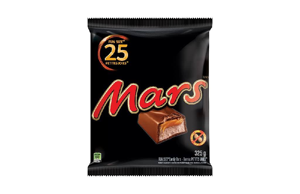 Mars Chocolate Halloween Candy Bars, 25 count