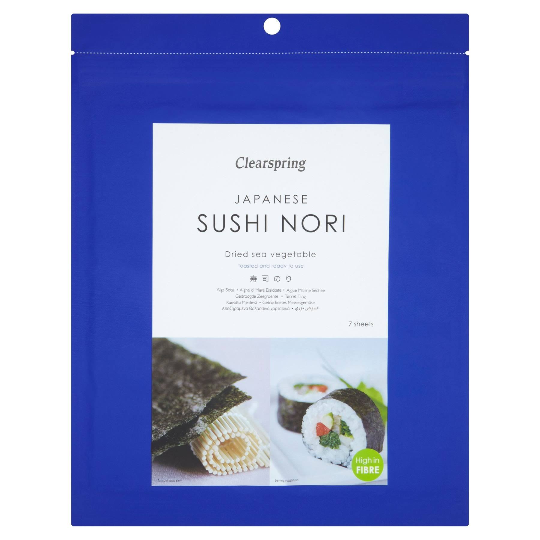 Clearsping Japanese Sushi Nori Sheets - 17g