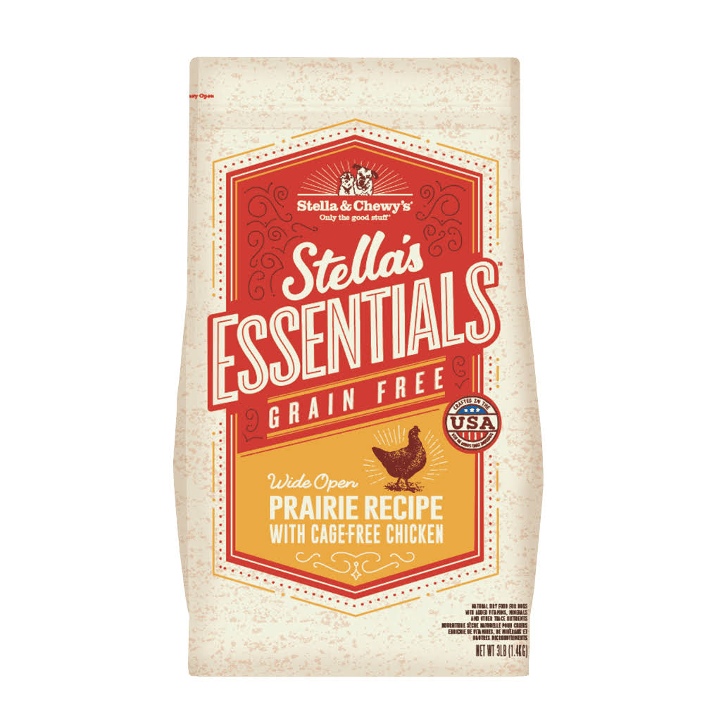 Stella & Chewy's Essentials Grain-Free Cage-Free Chicken & Lentils Recipe Dog Food - 3-Lbs.