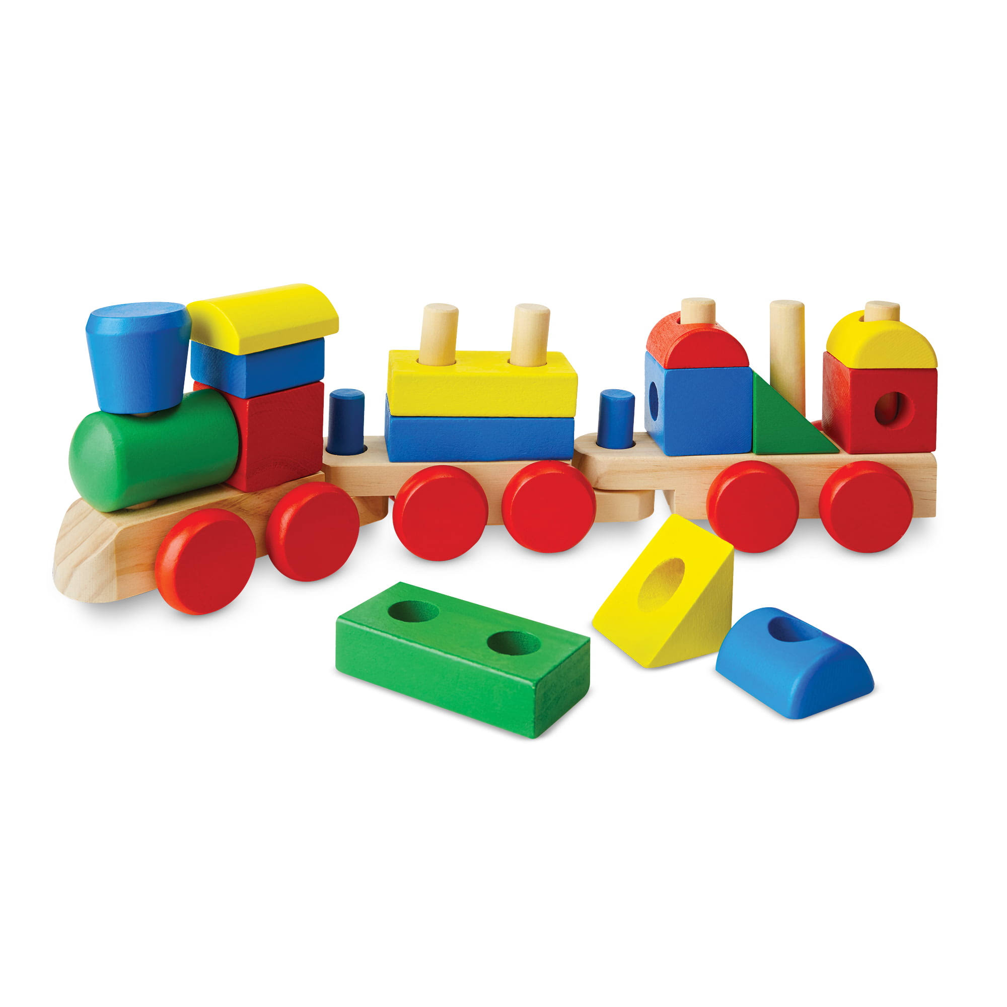 Melissa and Doug Classic Wooden Toy - Stacking Train