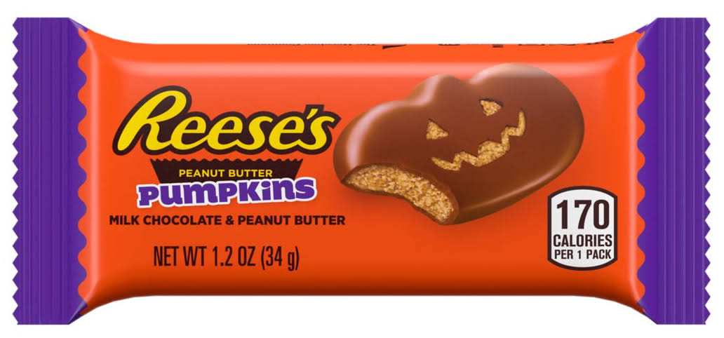 Reeses Milk Chocolate, Peanut Butter, Pumpkin - 1.2 oz