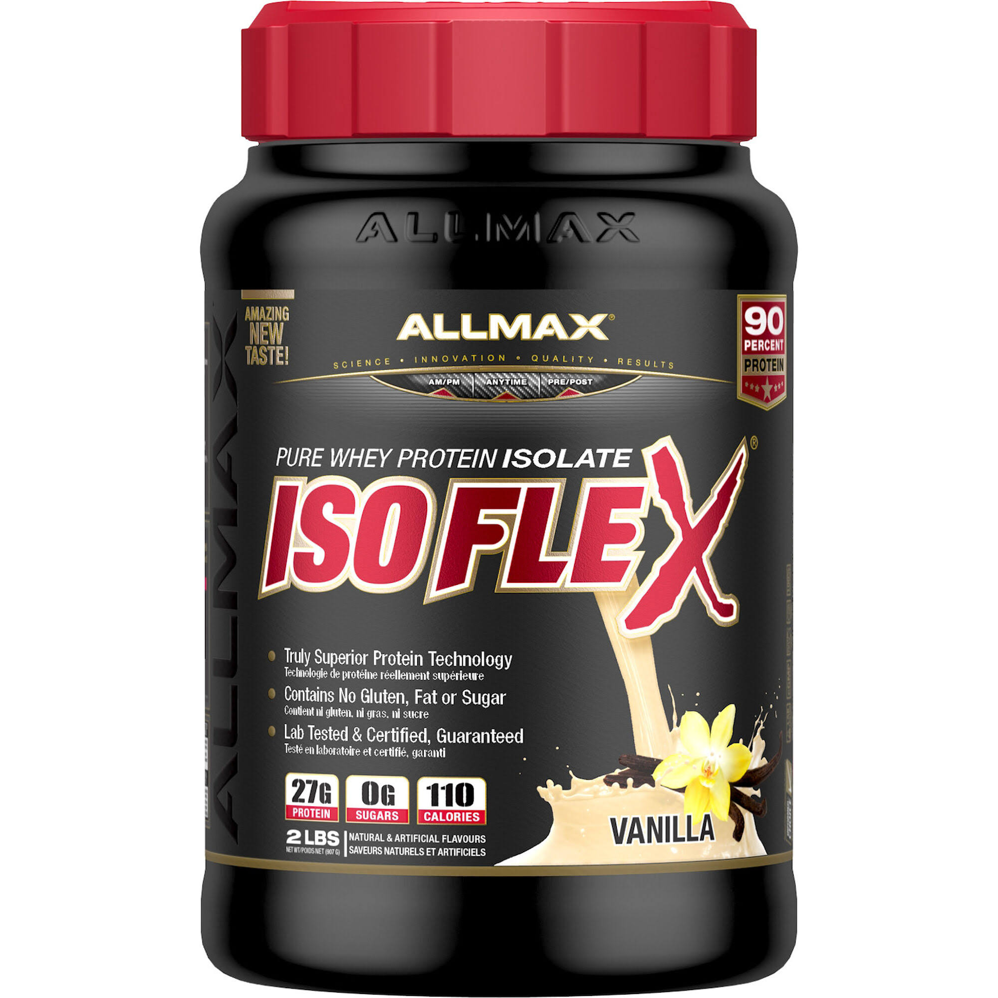 Allmax Isoflex Pure Whey Isolate - Vanilla 2 lb