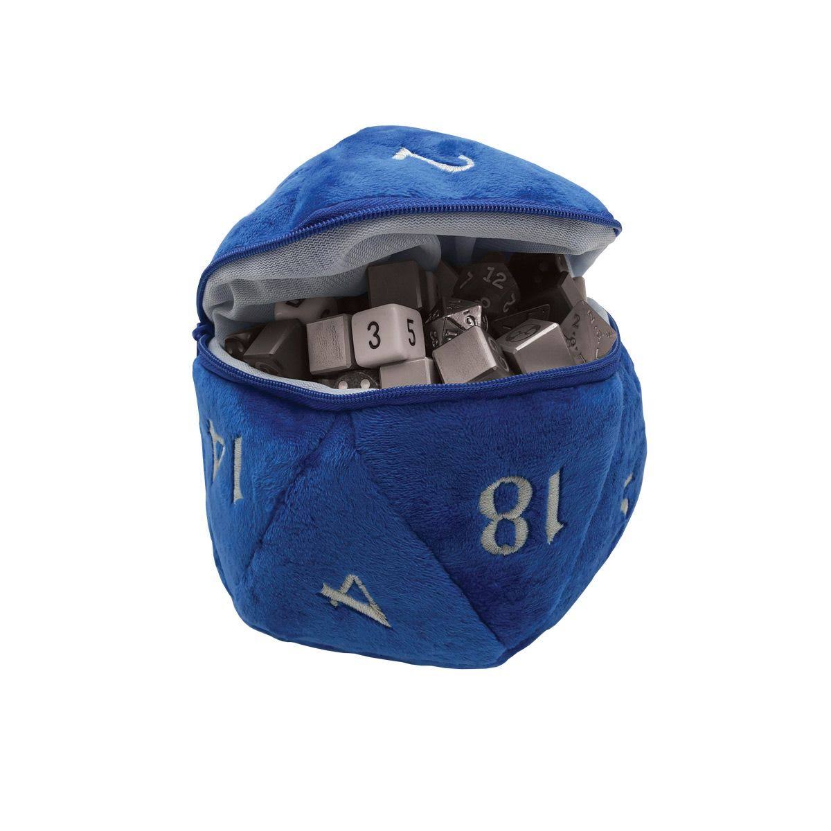 Dungeons & Dragons D20 Plush Dice Bag - Blue