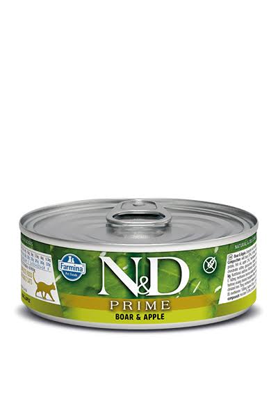 Farmina N&D Prime Boar & Apple Wet Cat Food, 2.8-oz