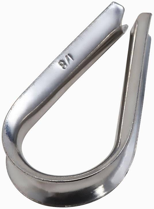 National Hardware N830-305 Cable Clamps - Stainless Steel, 1/8"