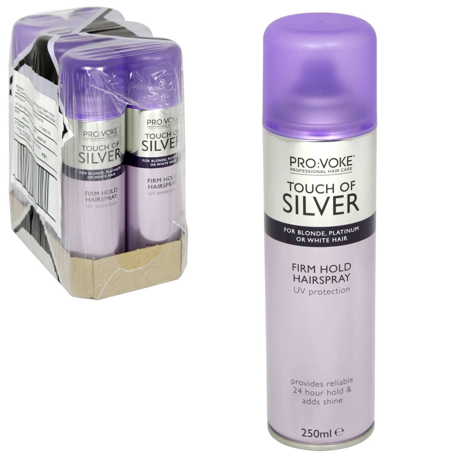 Pro:Voke Touch Of Silver Firm Hairspray - 250ml