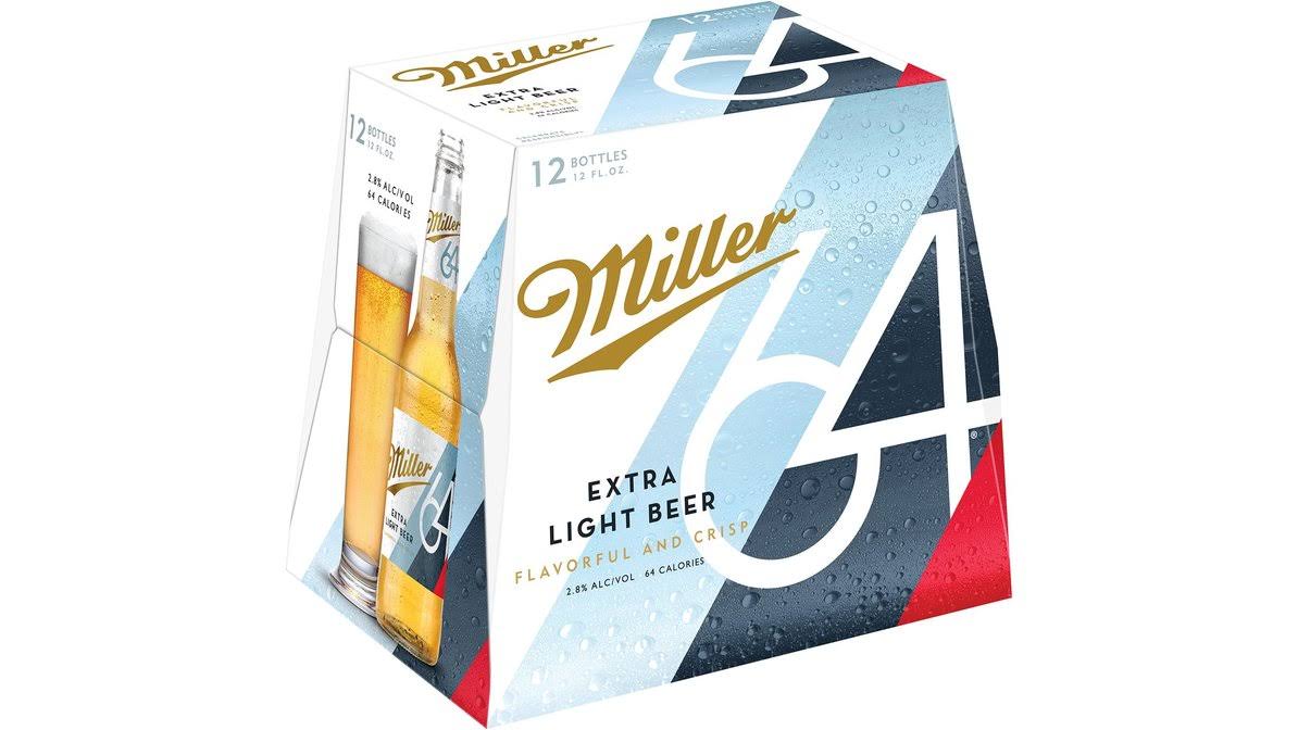 Miller64 Light Beer - 12 Bottles