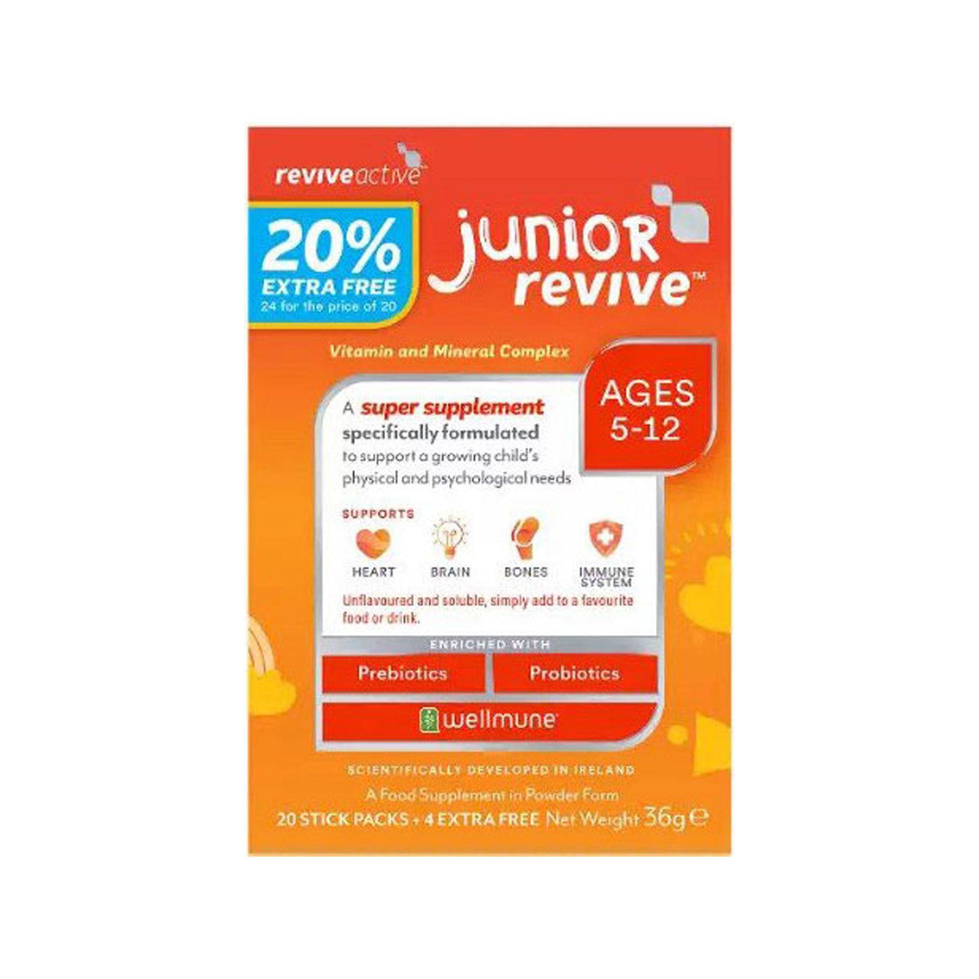 Junior Revive Active | 20 Sachets + 20% Extra Free