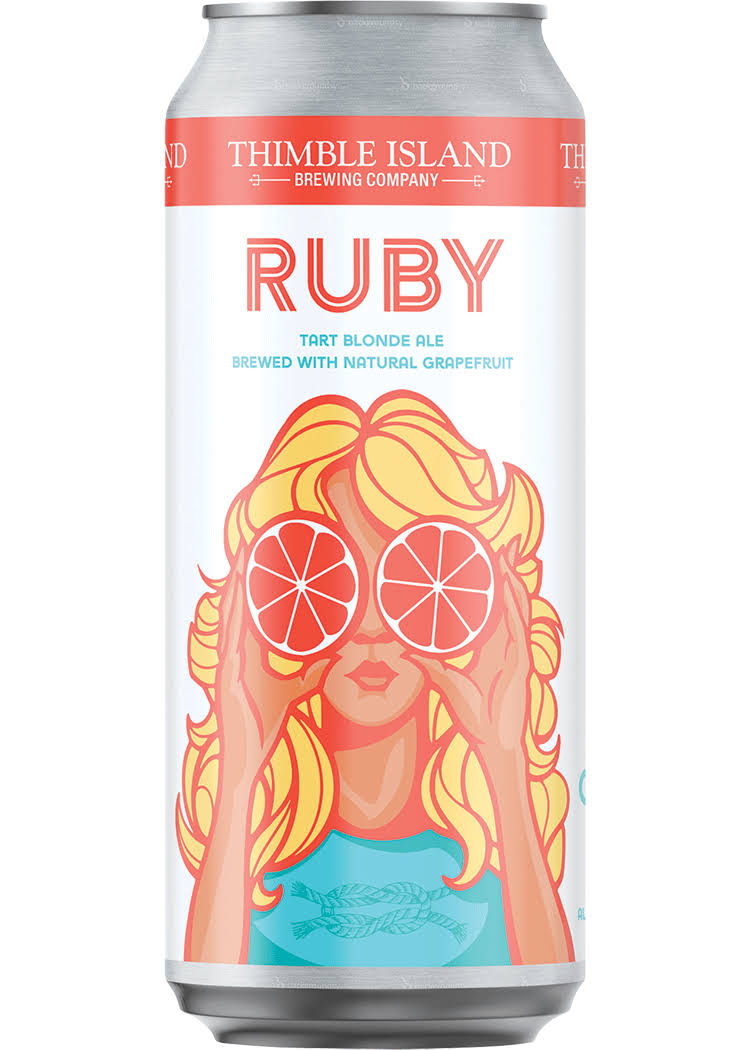 Thimble Island Ruby Tart Blond 4pk Can (4 Pack Cans)